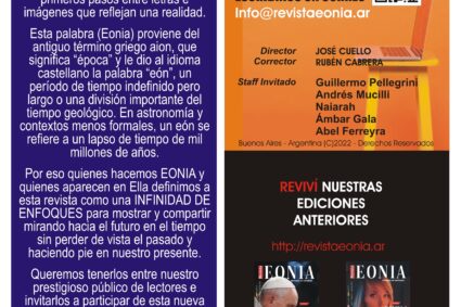 Editorial Revista EONIA Septiembre 2022