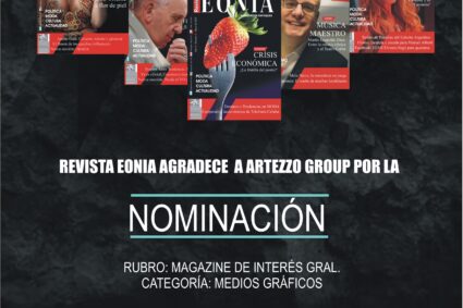 Revista EONIA Nominada al premio Nacional REINA DEL PLATA